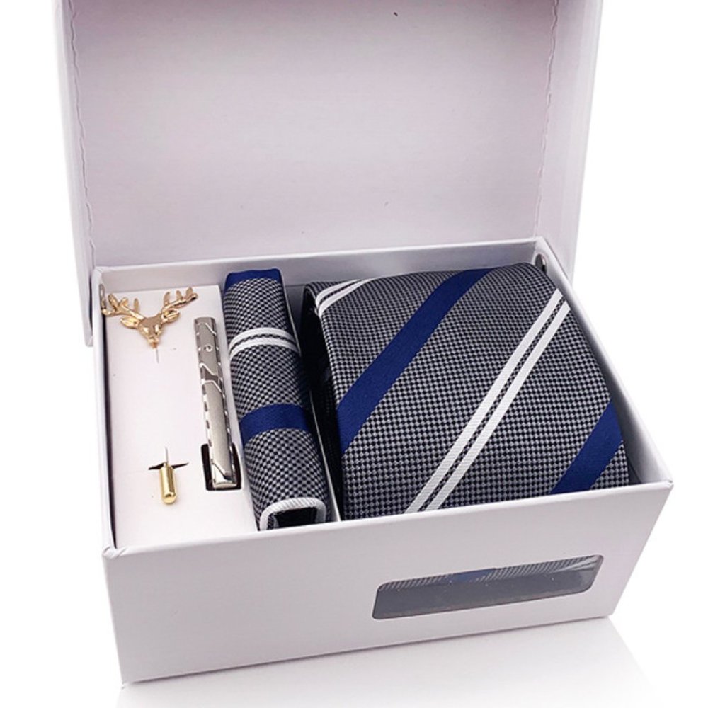 4pc Fashion Knit Necktie Set